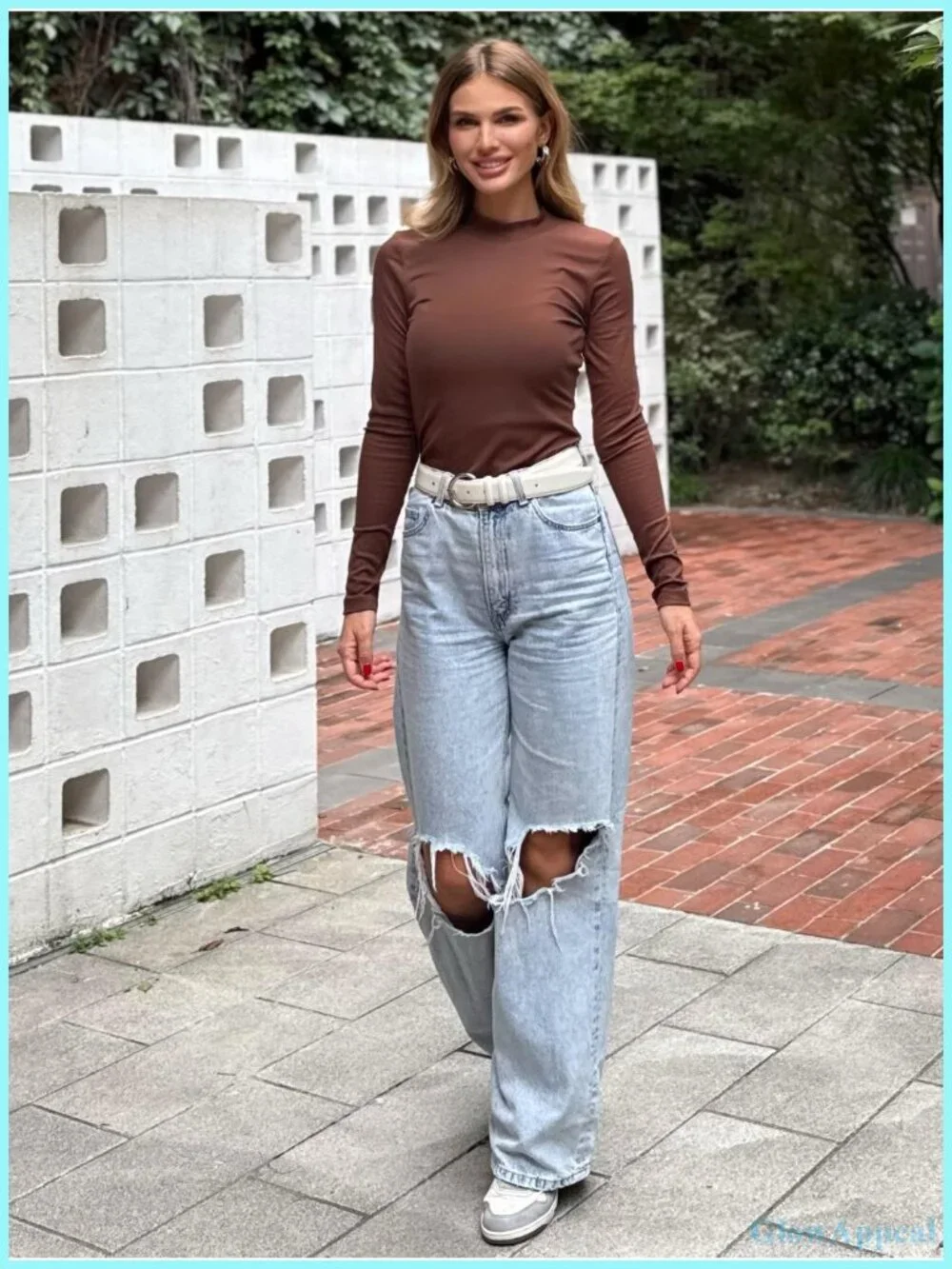 Mock Turtleneck Long Sleeve Ribbed Shirt 3 Pack Thermal Tops